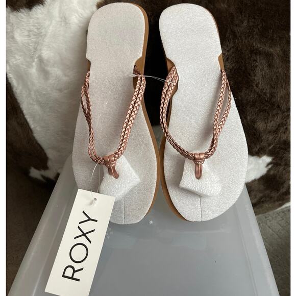 Roxy Shoes - Roxy Rose Gold Flip Flops